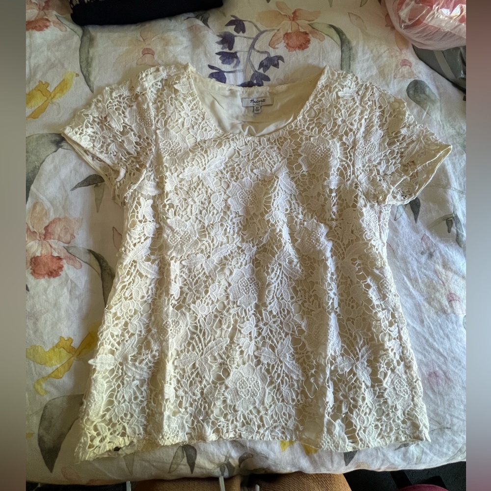 Madewell Lace Tshirt